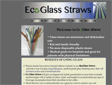 Tablet Screenshot of ecoglassstraws.com